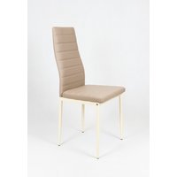 Designová židle VERONA - béžová/krémové - TYP A