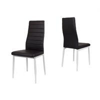 Designová židle VERONA - černá/bílé - TYP A