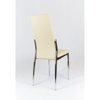 Designová židle VERONA - krémově bílá - TYP C