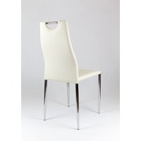 Designová židle VERONA - krémově bílá - TYP D