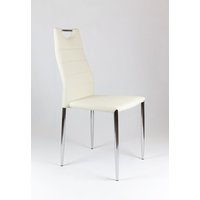 Designová židle VERONA - krémově bílá - TYP D