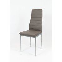 Designová židle VERONA - tmavě hnědá/šedé - TYP A