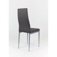Designová židle VERONA - tmavě šedá/šedé - TYP A