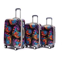 Moderní cestovní kufry BUTTERFLY colorful