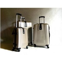 Moderní cestovní kufr CHAMPAGNE - zlatý