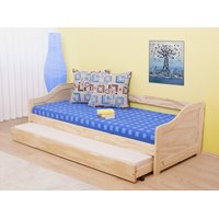 Dětská postel z masivu s výsuvným lůžkem 200x90cm LARA
