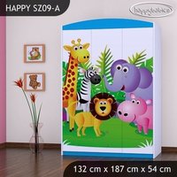 Dětská skříň MADAGASKAR - TYP 9