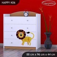 Dětská komoda MADAGASKAR - TYP 6