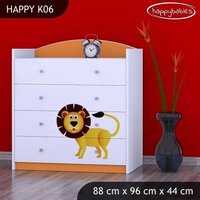 Dětská komoda MADAGASKAR - TYP 6