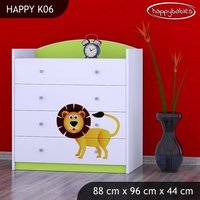 Dětská komoda MADAGASKAR - TYP 6