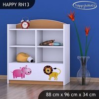 Dětský úložný regál MADAGASKAR - TYP 13 - NÍZKÝ