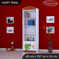 Dětský úložný regál ZELENÝ DRAK - TYP 6 - VYSOKÝ