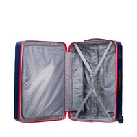 Moderní cestovní kufry MAJORKA - modré