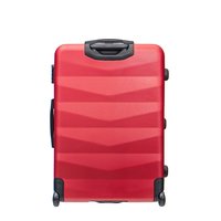 Moderní cestovní kufry MAJORKA - červené