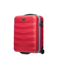 Moderní cestovní kufry MAJORKA - červené
