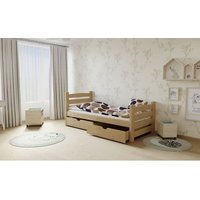 Dětská postel z MASIVU 200x90cm bez šuplíku - M04 moření olše