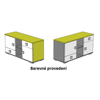 Komoda - GREEN TYP C - barevné provedení