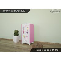 Dětská komoda PRINCEZNA A KONÍK - TYP 2