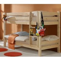 Detská poschodová posteľ Barco 200x90 cm - prírodná