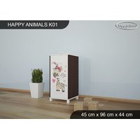 Dětská komoda ZAMILOVANÉ ŽIRAFY - TYP 1