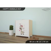 Dětská komoda ZAMILOVANÉ ŽIRAFY - TYP 7