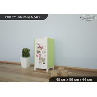 Dětská komoda ZAMILOVANÉ ŽIRAFY - TYP 1