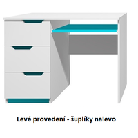 Psací stůl - MODERN TYP A - levé provedení