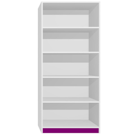 Regál - MODERN TYP C - tmavě fialová