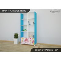 Dětský úložný regál - PRINCESS - TYP 10 - VYSOKÝ