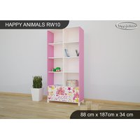 Dětský úložný regál - PRINCESS - TYP 10 - VYSOKÝ
