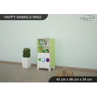 Dětský úložný regál - HAPPY - TYP 2 - NÍZKÝ