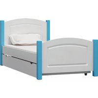 Dětská postel z masivu KIDS TYP B - modrá