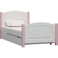 Dětská postel z masivu KIDS TYP B - růžová