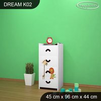 Dětská komoda ZVÍŘÁTKA - TYP 2