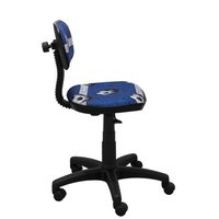 Dětská otočná židle JAMES - FOTBAL modrá