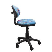 Dětská otočná židle KIERAN - PONÍK modrá
