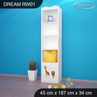 Dětský úložný regál - SAFARI PÁRTY - TYP 1 - VYSOKÝ
