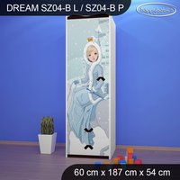 Dětská skříň LEDOVÁ PRINCEZNA - TYP 4B