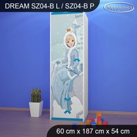 Dětská skříň LEDOVÁ PRINCEZNA - TYP 4B