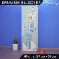 Dětská skříň LEDOVÁ PRINCEZNA - TYP 4B
