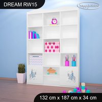 Dětský úložný regál - LEDOVÁ PRINCEZNA - TYP 15 - VYSOKÝ