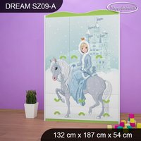 Dětská skříň LEDOVÁ PRINCEZNA - TYP 9A