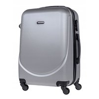 Cestovní kufr MILANO - stříbrný