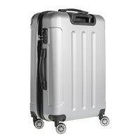 Cestovní kufr BERLIN - stříbrný