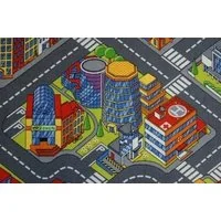Dětský koberec ULIČKY BIG CITY šedé