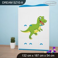 Dětská skříň DINOSAUŘI - TYP 10A