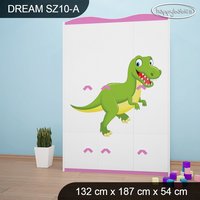 Dětská skříň DINOSAUŘI - TYP 10A