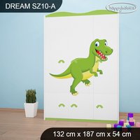 Dětská skříň DINOSAUŘI - TYP 10A