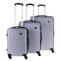 Cestovní kufry GENEVA - stříbrné
