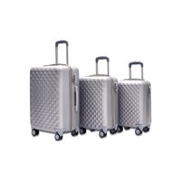 Cestovní kufry SOLIS - stříbrné
